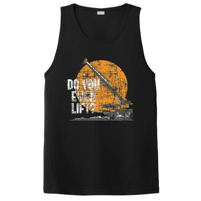 Do You Even Lift Crane Operator Heavy Equipment PosiCharge Competitor Tank