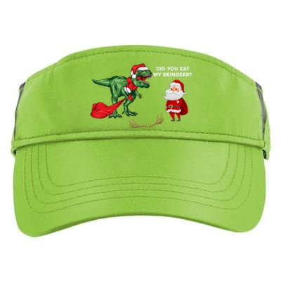 Did You Eat My Reindeer Dinosaur Cool Gift Funny Christmas Xmas Cool Gift Adult Drive Performance Visor