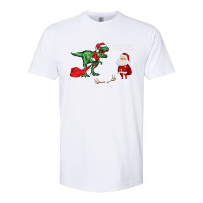 Did You Eat My Reindeer Dinosaur Cool Gift Funny Christmas Xmas Cool Gift Softstyle CVC T-Shirt