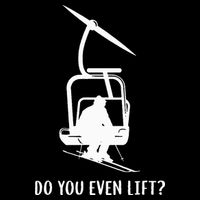 Do You Even Lift Ski Drawstring Bag