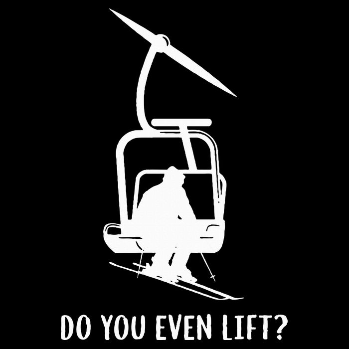 Do You Even Lift Ski Drawstring Bag