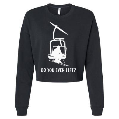 Do You Even Lift Ski Cropped Pullover Crew