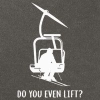 Do You Even Lift Ski Cotton Canvas Backpack