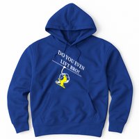 Do You Even Lift Bro Skier Ski Lover Gift Hoodie