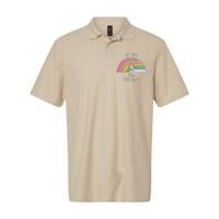 Do You Even Lift Bro Rainbow Retro Style Softstyle Adult Sport Polo