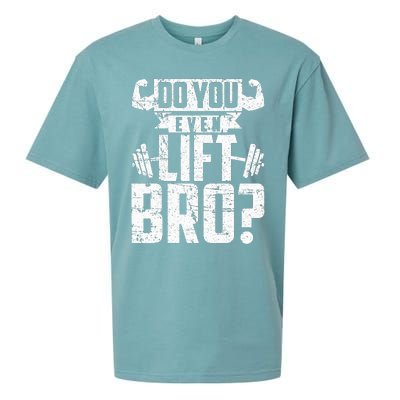 Do You Even Lift Bro Funny Gym Sueded Cloud Jersey T-Shirt