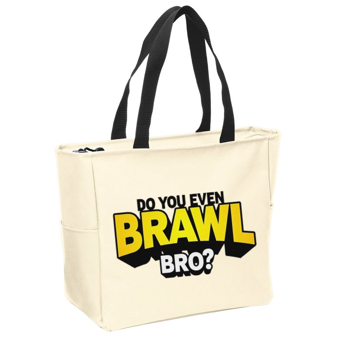 Do You Even Brawl Bro All Star Brawl Star Zip Tote Bag