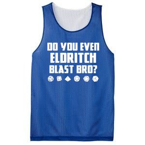 Do You Even Eldritch Blast Bro Funny Warlock Rpg Spell Gamer Gift Mesh Reversible Basketball Jersey Tank