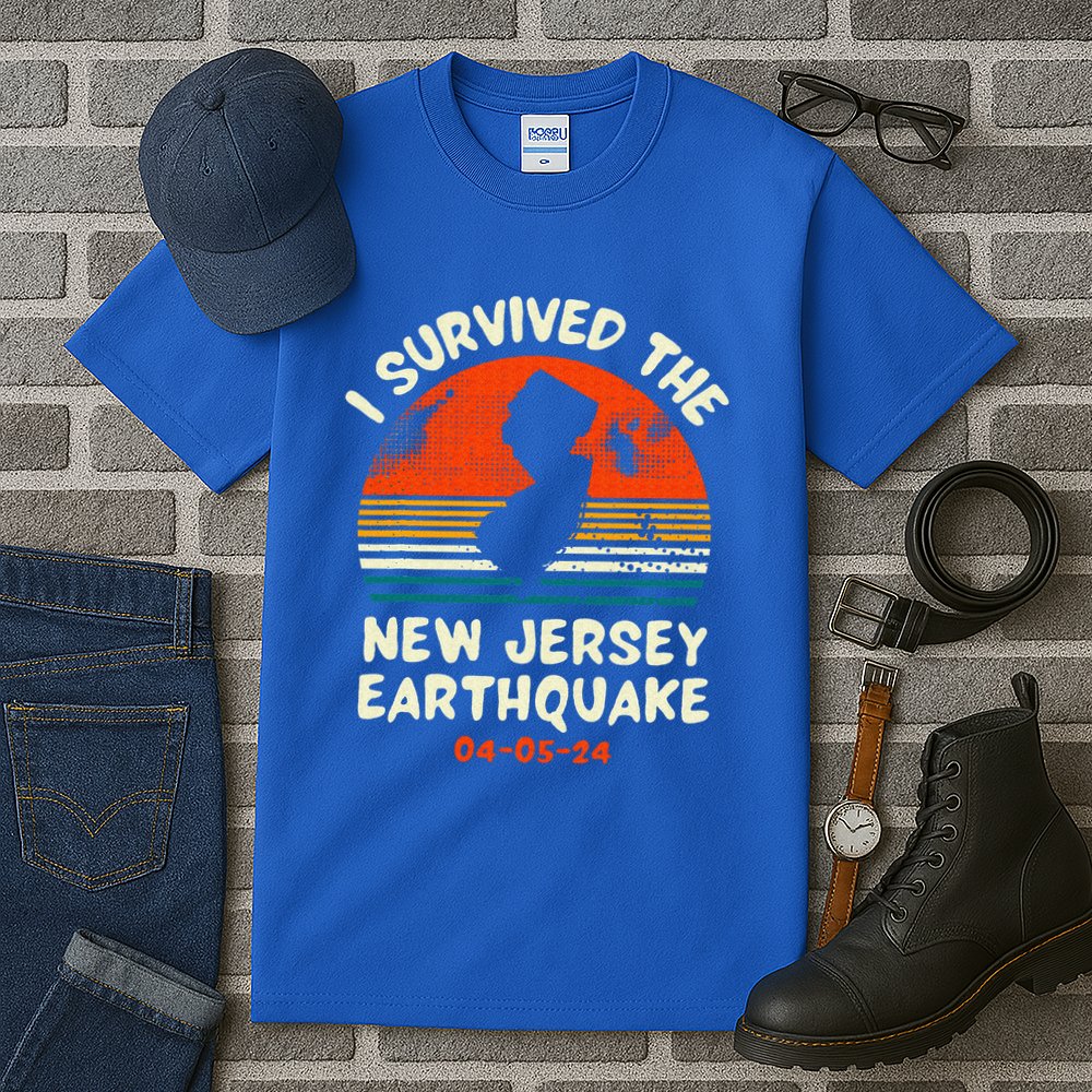Did You Feel That New Jersey Earthquake April 5 2024 Tall T-Shirt