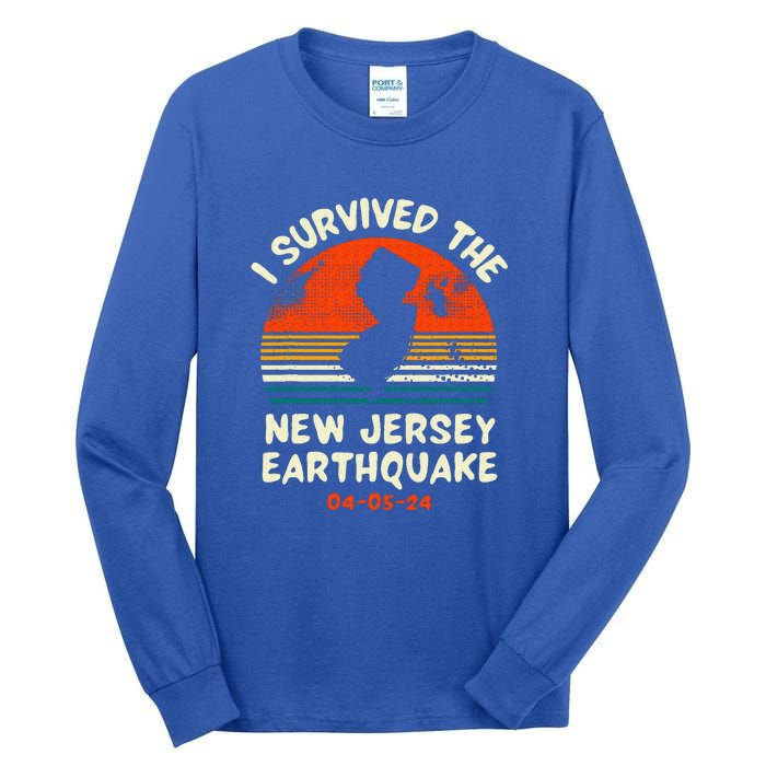 Did You Feel That New Jersey Earthquake April 5 2024 Tall Long Sleeve T-Shirt