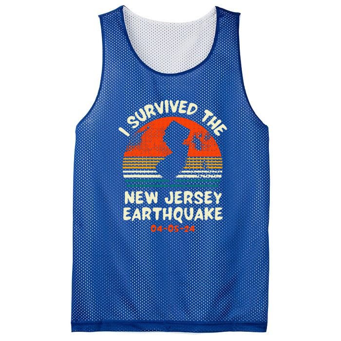 Did You Feel That New Jersey Earthquake April 5 2024 Mesh Reversible Basketball Jersey Tank