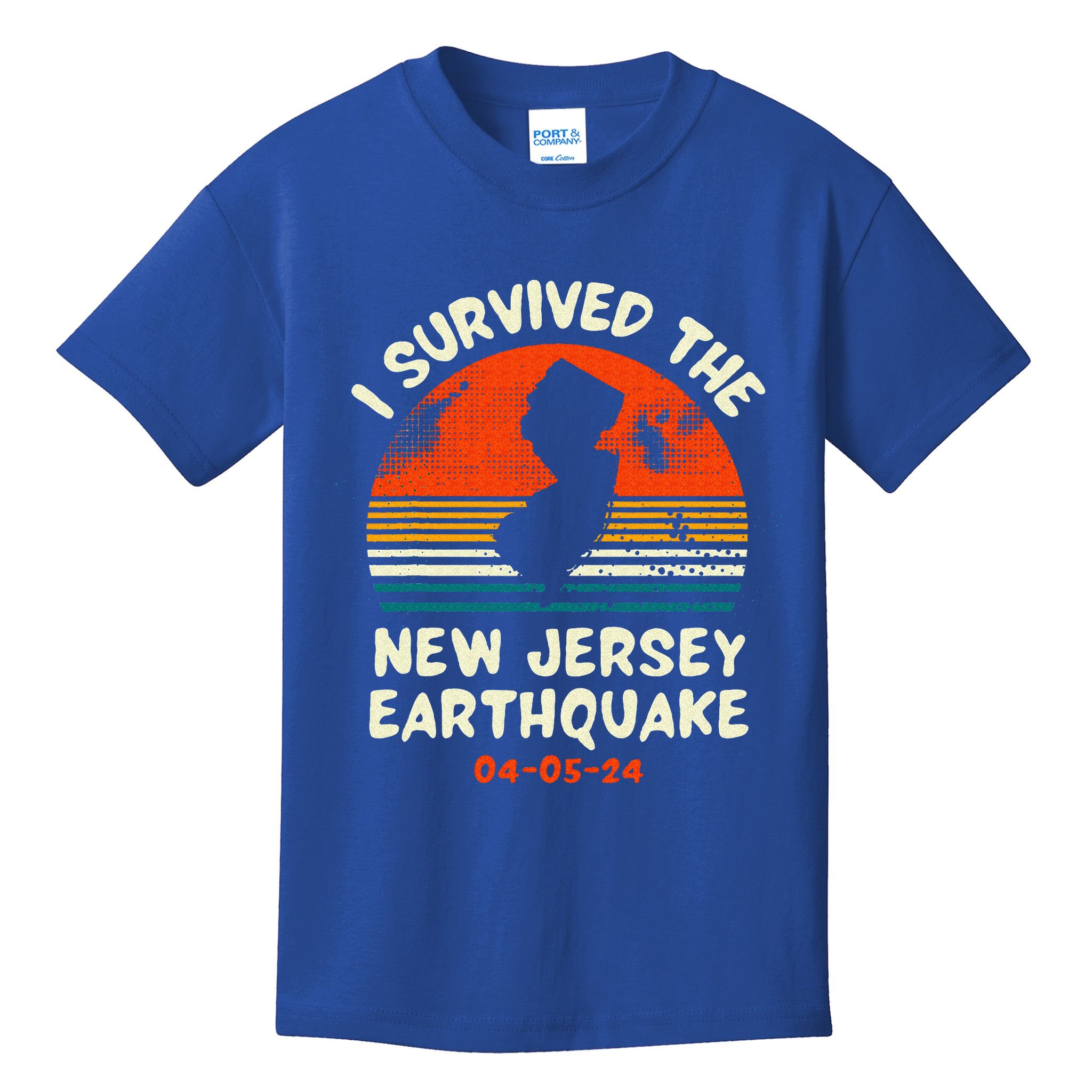 Did You Feel That New Jersey Earthquake April 5 2024 Kids T-Shirt