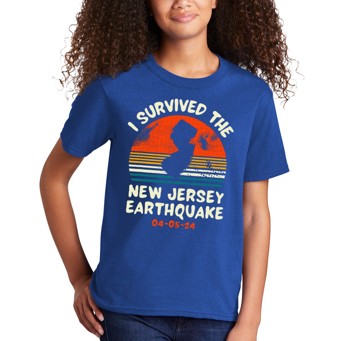 Did You Feel That New Jersey Earthquake April 5 2024 Kids T-Shirt