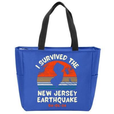 Did You Feel That New Jersey Earthquake April 5 2024 Zip Tote Bag