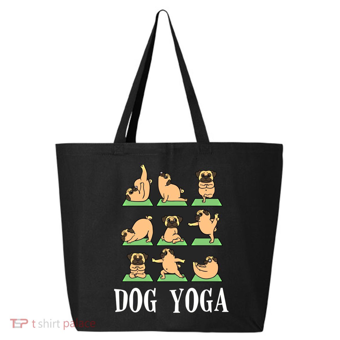 Dog Yoga Funny Dog Puppy Lover Gift 25L Jumbo Tote