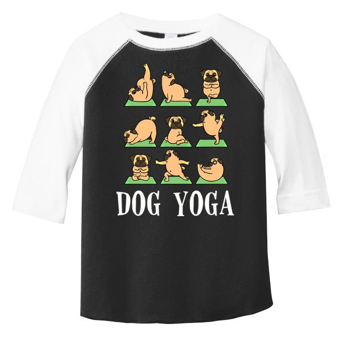 Dog Yoga Funny Dog Puppy Lover Gift Toddler Fine Jersey T-Shirt