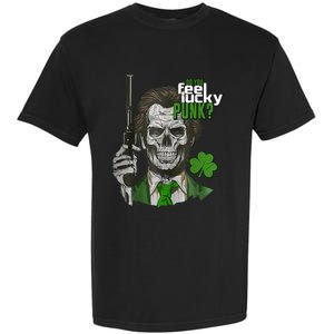 Do You Feel Lucky Punk Funny St Patricks Day Garment-Dyed Heavyweight T-Shirt