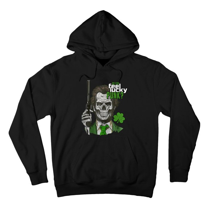 Do You Feel Lucky Punk Funny St Patricks Day Hoodie