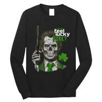 Do You Feel Lucky Punk Funny St Patricks Day Long Sleeve Shirt