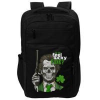 Do You Feel Lucky Punk Funny St Patricks Day Impact Tech Backpack