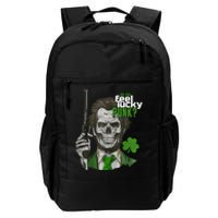 Do You Feel Lucky Punk Funny St Patricks Day Daily Commute Backpack