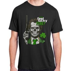 Do You Feel Lucky Punk Funny St Patricks Day Adult ChromaSoft Performance T-Shirt