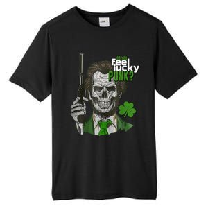 Do You Feel Lucky Punk Funny St Patricks Day Tall Fusion ChromaSoft Performance T-Shirt