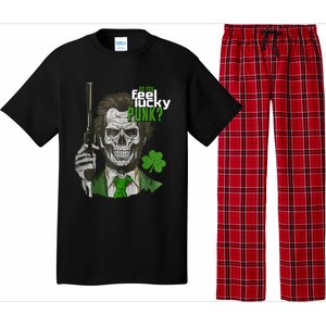 Do You Feel Lucky Punk Funny St Patricks Day Pajama Set