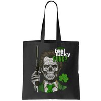 Do You Feel Lucky Punk Funny St Patricks Day Tote Bag