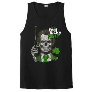 Do You Feel Lucky Punk Funny St Patricks Day PosiCharge Competitor Tank