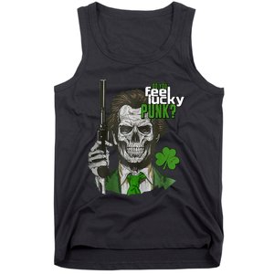 Do You Feel Lucky Punk Funny St Patricks Day Tank Top