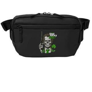 Do You Feel Lucky Punk Funny St Patricks Day Crossbody Pack