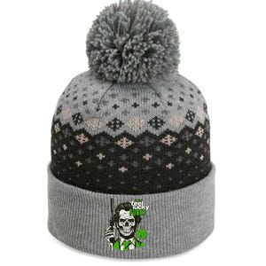 Do You Feel Lucky Punk Funny St Patricks Day The Baniff Cuffed Pom Beanie