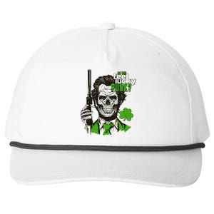 Do You Feel Lucky Punk Funny St Patricks Day Snapback Five-Panel Rope Hat