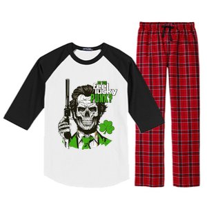 Do You Feel Lucky Punk Funny St Patricks Day Raglan Sleeve Pajama Set