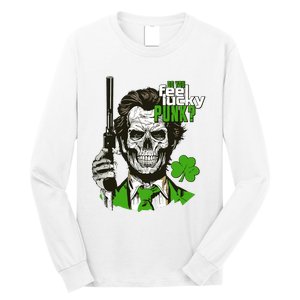 Do You Feel Lucky Punk Funny St Patricks Day Long Sleeve Shirt