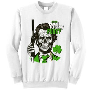 Do You Feel Lucky Punk Funny St Patricks Day Sweatshirt