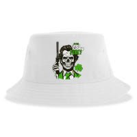 Do You Feel Lucky Punk Funny St Patricks Day Sustainable Bucket Hat