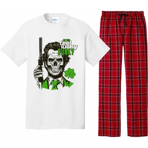 Do You Feel Lucky Punk Funny St Patricks Day Pajama Set