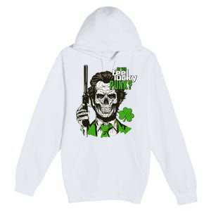 Do You Feel Lucky Punk Funny St Patricks Day Premium Pullover Hoodie