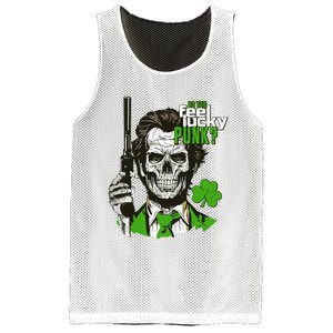 Do You Feel Lucky Punk Funny St Patricks Day Mesh Reversible Basketball Jersey Tank