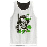 Do You Feel Lucky Punk Funny St Patricks Day Mesh Reversible Basketball Jersey Tank