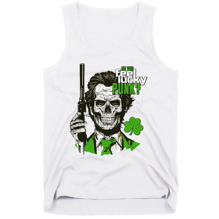 Do You Feel Lucky Punk Funny St Patricks Day Tank Top