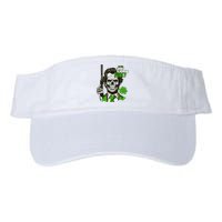 Do You Feel Lucky Punk Funny St Patricks Day Valucap Bio-Washed Visor