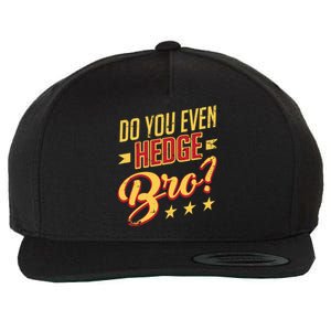 Do You Hedge Bro Funny Sports Gambler Bettor Wager Parlay Meaningful Gift Wool Snapback Cap