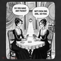 Do You Have Any Fucks Go Fish Girl Funny Women Playing Beanie