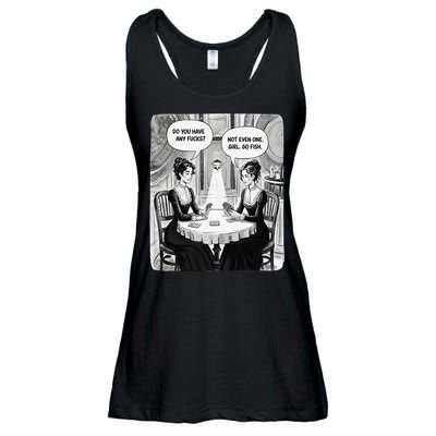 Do You Have Any Fucks Go Fish Girl Funny Women Playing Ladies Essential Flowy Tank