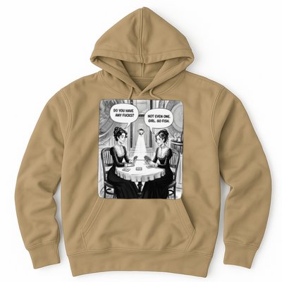 Do You Have Any Fucks Go Fish Girl Funny Women Playing Hoodie