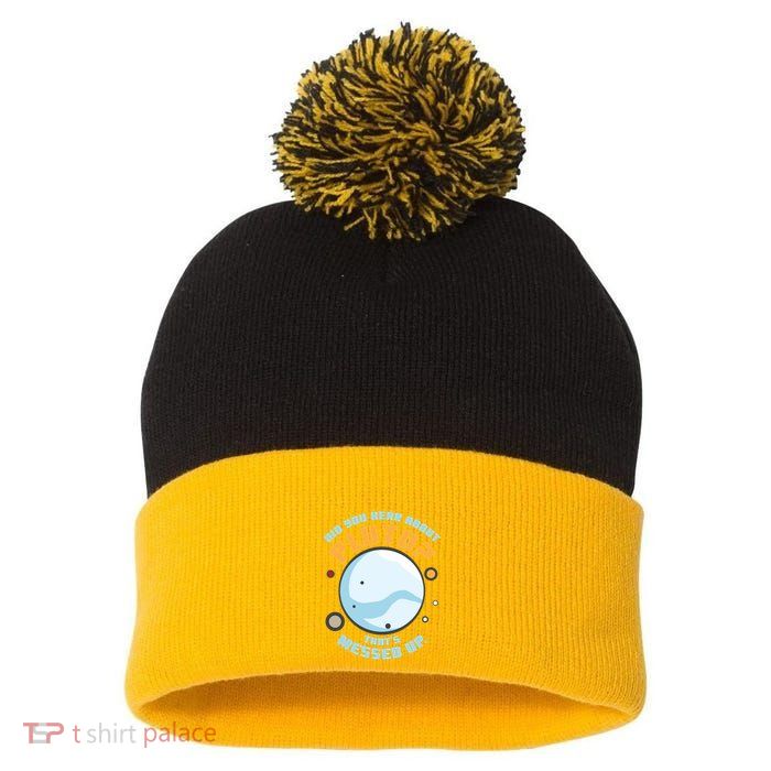 Did You Hear About Pluto ThatS Messed Up Pom Pom 12in Knit Beanie