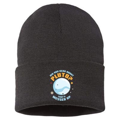 Did You Hear About Pluto ThatS Messed Up Sustainable Knit Beanie